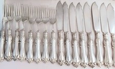 EP Silverplate Set di pesci 16