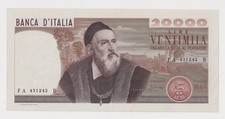 20000 LIRE TIZIANO 21.2.1975