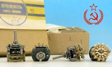 1 X Interruttore rotante audio grado militare sovietico 4P5T 4 poli 5 posizioni di lancio