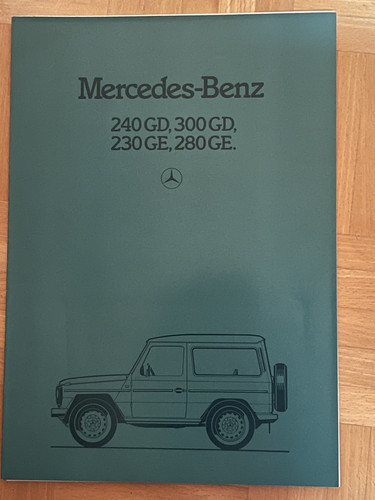 Brochure depliant mercedes 230 - brochure,