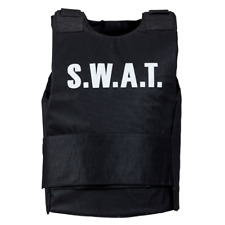 GIUBBOTTO ANTIPROIETTILE SWAT ABITO VESTITO TRAVESTIMENTO CARNEVALE BAMBINO 2855