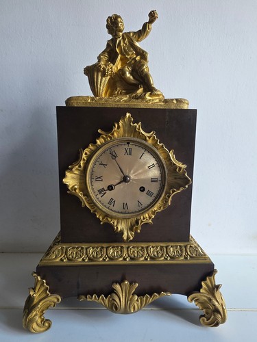 Orologio camino bronzo - orologio, da