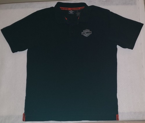 Polo nera harley davidson uomo - nera,