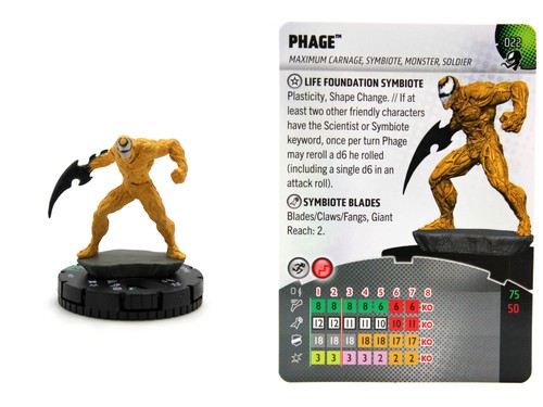 Heroclix 022 phage venom - heroclix,