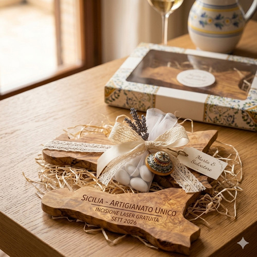 Tagliere sicilia legno - tagliere, in