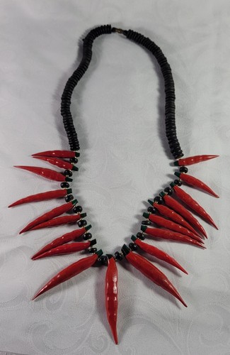 Collana peperoncino rosso