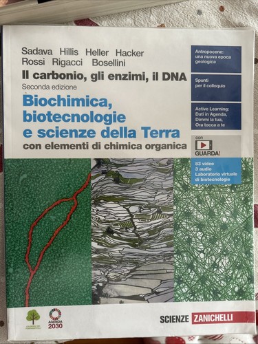 Biochimica biotecnologie e - biochimica,,