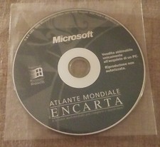 CD ATLANTE MONDIALE ENCARTA MICROSOFT WINDOWS 95 - 1993 - 1996