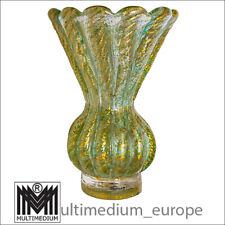 Vaso a coste in vetro di