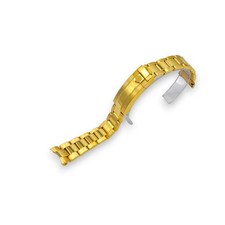 Bracciale acciaio colore oro