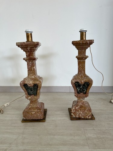 Piantane candelabro marmo - candelabro, in