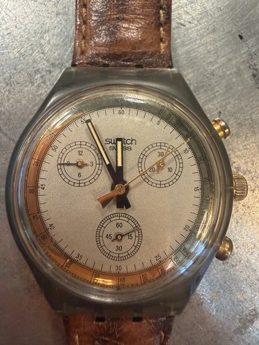 Swatch chrono goldfinger - chrono,