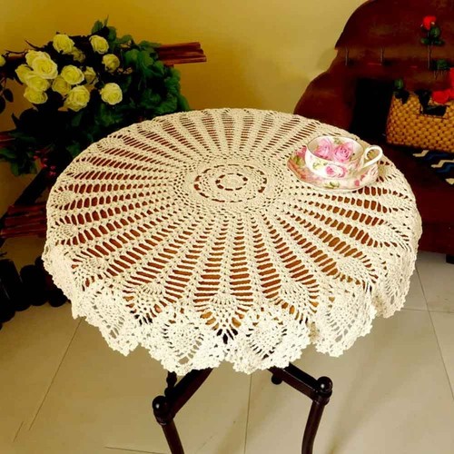 60cm vintage hand crochet - vintage,
