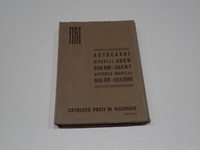 FIAT AUTOCARRI 666N 666 N AUTOBUS 666 RN 666 RNU CATALOGO PARTI DI RICAMBIO 1954