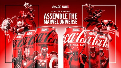 Lattine coca cola marvel - coca, 2024