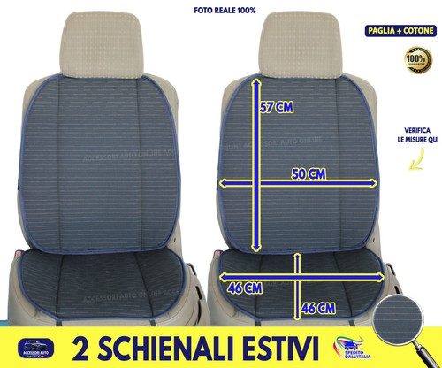 Schienali estivi per auto