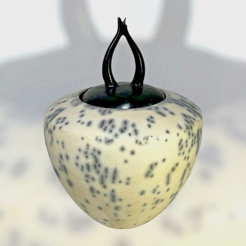 Vase raku 1990 signé - raku,