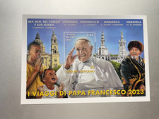 2024 Vaticano Foglietto i Viaggi di Papa Francesco nel 2023