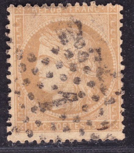 Timbre 1871 france ceres - 1871, n°