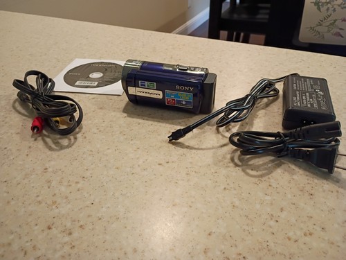 Sony blue handycam carl - blue,