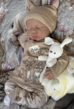 Bambola Full Body Silicone 19" Reborn Baby Boy realistica neonato floppy squishy 7 libbre