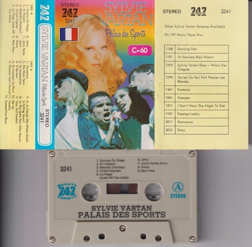 Sylvie vartan rare cassette - rare,