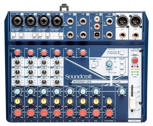 Soundcraft notepad 12fx - soundcraft, mixer