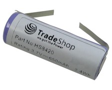BATTERIA 650mAh 3,6V/3,7V