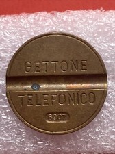 VINTAGE VECCHIO GETTONE TELEFONICO X CABINA TELEFONICA SENZA LOGO DITTA 6907