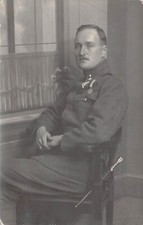 Foto cartolina soldato WW1
