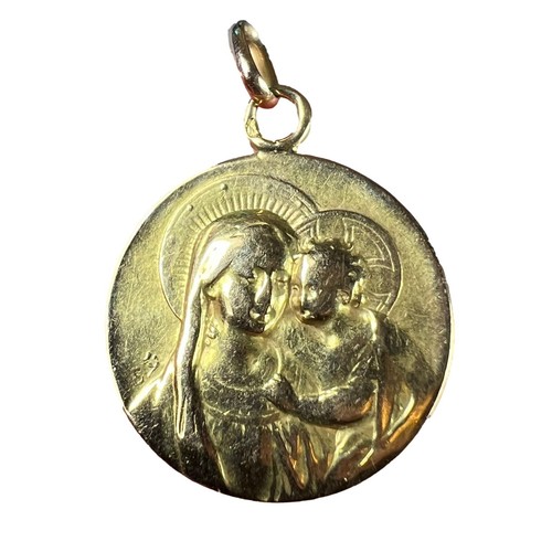Antico ciondolo medaglia - medaglia, oro