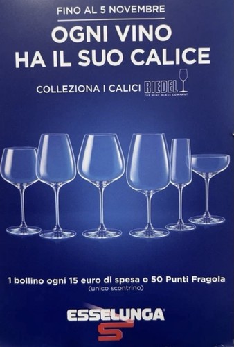Bollini calici riedel - bollini,