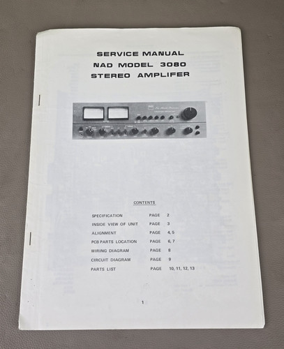 Nad amplificatore stereo - stereo, 3080