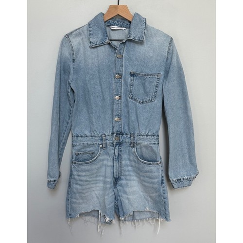 Tuta donna zara corta denim - corta,
