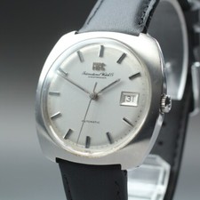 ▶[QUASI NUOVO] IWC Schaffhausen Old Inter Silver Data 36mm Orologio AT JP U370 Uomo