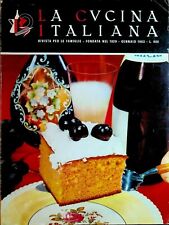 La Cucina Italiana January 1963 I Tre Garibaldini di Mantova Recipes Cooking