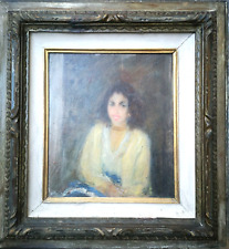 QUADRO olio su tela ritratto