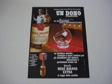 advertising Pubblicità 1972 BRANDY RENE' BRIAND
