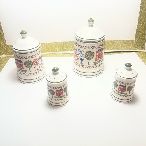 Set barattoli ceramica - , vintage