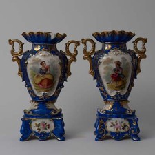 Coppia vasi in porcellana