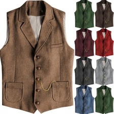 Gilet uomo tweed vintage