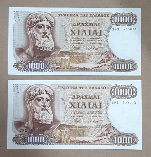 Coppia banconote 1000 - di,