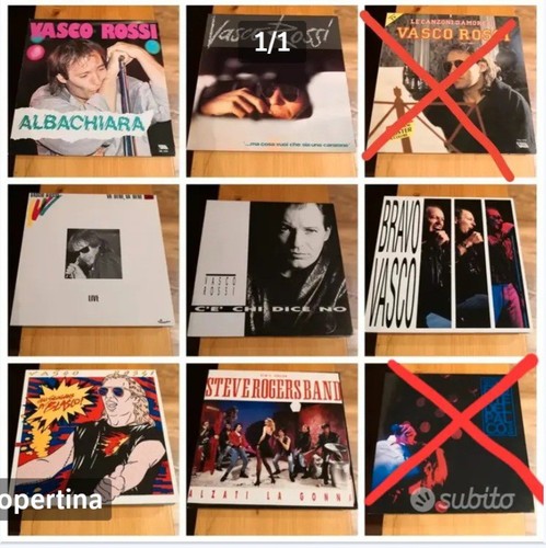 Vasco rossi vinile 33 - lp,