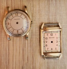 Lotto 2 casse orologio Waltham
