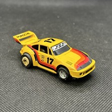 Slot Car auto vintage TYCO 80 #17 Porsche 935  HO Illuminata
