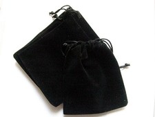 2pz sacchetti in velluto