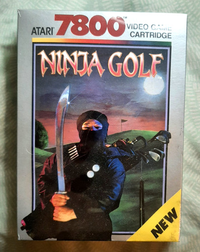 Atari 7800 ninja golf nuovo - ninja,