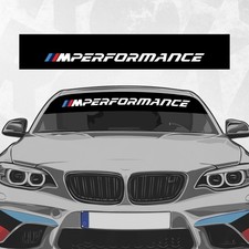 Striscia parasole banner parabrezza compatibile BMW - decalcomania in vinile ...