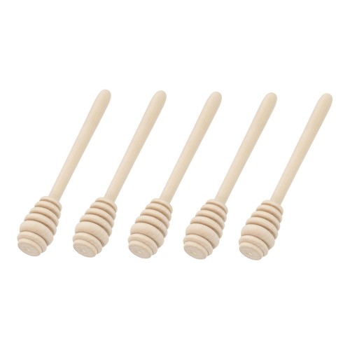 5uds madera miel cucharones - miel,