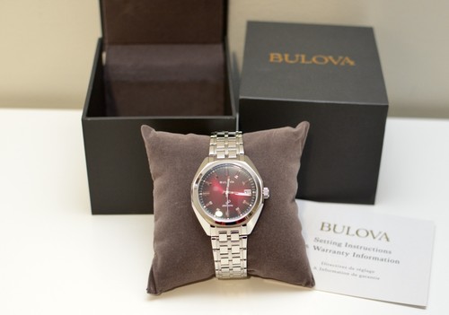 Bulova jet star red claret - bulova,